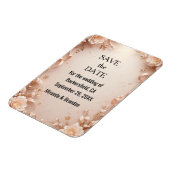 Was Blumen Hochzeitseinladung  Magnet (Linke Seite)