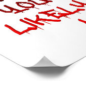 Was bringt dich nicht zum Witzbold Poster (Ecke)