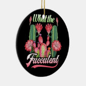 Was Cactus succulents Pflanze Gartenarbeit antreib Keramik Ornament (Rechts)