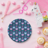 Was Cool ist, Kitty Cat in Lila und blau Pappteller (Party)