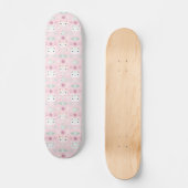 Was Cool ist, Kitty Cat in Pink und Minze Skateboard (Vorderseite)