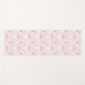 Was Cool ist, Kitty Cat in Pink und Minze Yogamatte (Vorderseite (Horizontal))