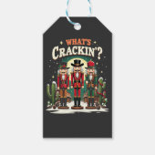 Was Cracking Nutcracker Cactus Christmas Funny ist Geschenkanhänger (Vorderseite)