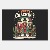 Was Cracking Nutcracker Cactus Christmas Funny ist Geschenkpapier Set (Vorderseite 2)