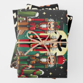 Was Cracking Nutcracker Cactus Christmas Funny ist Geschenkpapier Set (Beispiel)