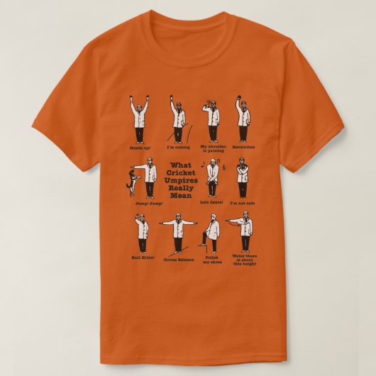 Was Cricket Umpire wirklich bedeutet T T-Shirt (Design vorne)