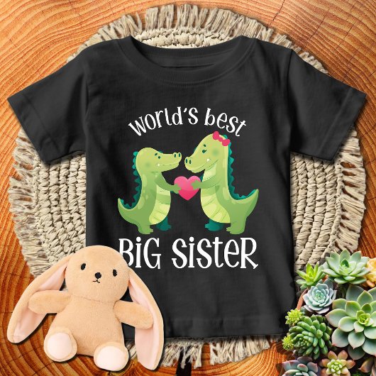 Was CROCK World's Best Big Sister Baby T-shirt