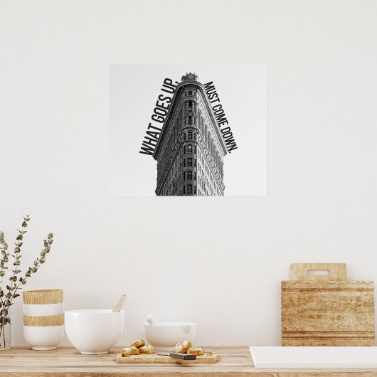 Was dabei herauskommt, muss ein Börsenplakat sein Poster (Küche)