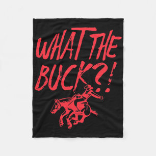 Was das Buck Horse Rodeo Cowboy Reiten Fleecedecke
