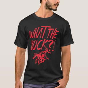 Was das Buck Horse Rodeo Cowboy Reiten T-Shirt
