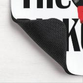 Was das Dickens (roter Bogen) Mousepad (Ecke)