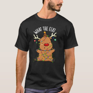 Was das Elch-Funny-Tier für dunkle BG T-Shirt