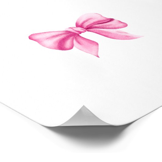 Was das Geschlecht sein wird, offenbart den Empfan Poster (Ecke)