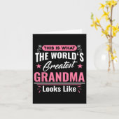 Was das größte Oma der Welt aussieht wie Mütter D Karte (Gelbe Blume)