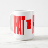 Was das Huzzah? Tasse (Vorderseite Links)