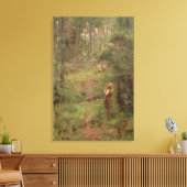 Was das kleine Mädchen in Bush 1904 sah Leinwanddruck (Insitu (Wohnzimmer))