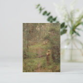 Was das kleine Mädchen in Bush sah, 1904 Postkarte (Stehend Vorderseite)