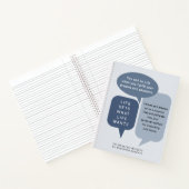 Was das Leben Motivierend Journalaufforderungen Wi Notizblock (Innenseite)