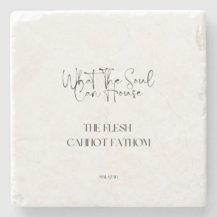 Was das Soul kann Stone Untersetzer