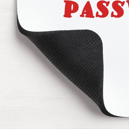 Was das Wifi Passwort ist Mousepad (Ecke)