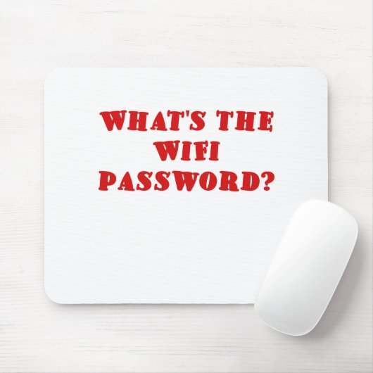 Was das Wifi Passwort ist Mousepad (Mit Mouse)