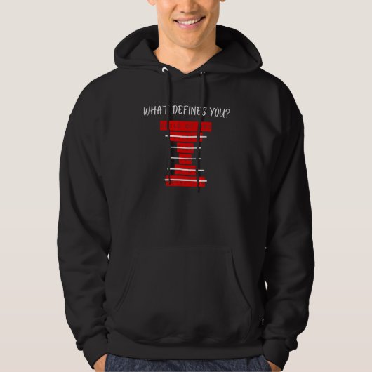 Was definiert Sie? Hoodie (Vorderseite)