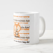 Was den Fox tut, Kaffee-Tasse zu sagen Jumbo-Tasse (Vorderseite Rechts)