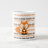 Was den Fox tut, Kaffee-Tasse zu sagen Jumbo-Tasse (Vorderseite)