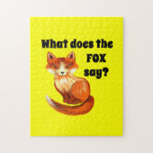 Was den Fox tut, Kleidung und Geschenke zu sagen Puzzle (Vertikal)