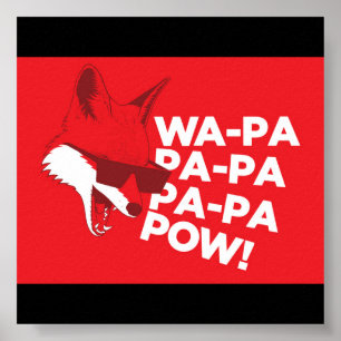 Was den Fox tut, Plakat zu sagen