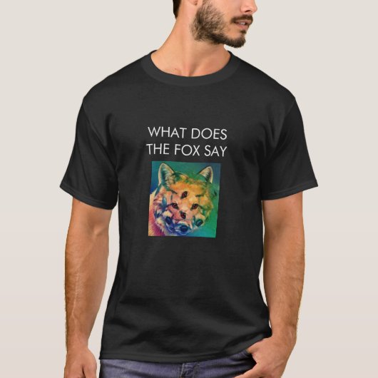 "Was den Fox tut, psychedelischen T - Shirt zu (Vorderseite)