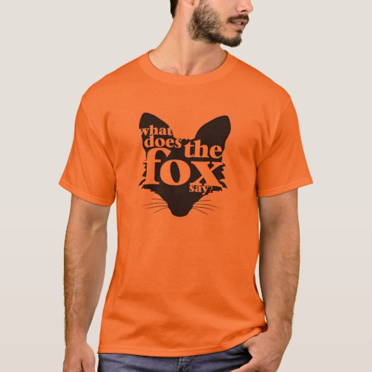 Was den Fox tut zu sagen T-Shirt (Vorderseite)