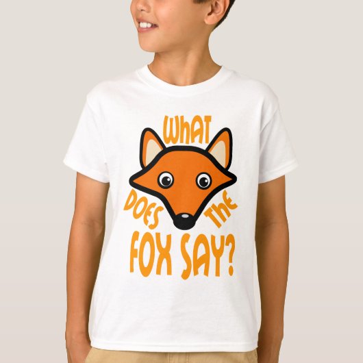 Was den Fox tut zu sagen T-Shirt (Vorderseite)