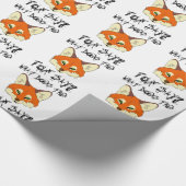was den Fuchs tut, sagen Sie Geschenkpapier (Ecke)
