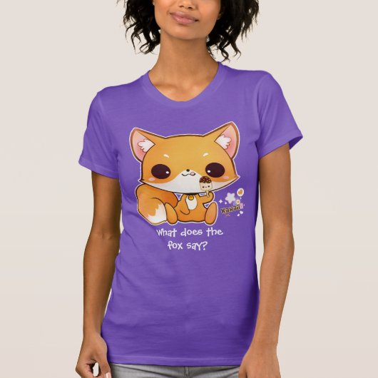 Was den Fuchs tut, sagen Sie T-Shirt (Vorderseite)