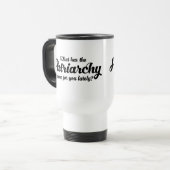 Was den Patriarchy hat, der kürzlich für Sie Reisebecher (Vorderseite Links)