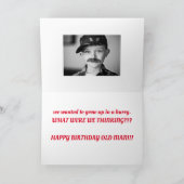 WAS DENKEN WIR AN DIE GEBURTSKARTE? DANKESKARTE (Innenseite)