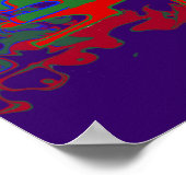 Was denkst du, wenn du mich siehst? Drucken Poster (Ecke)