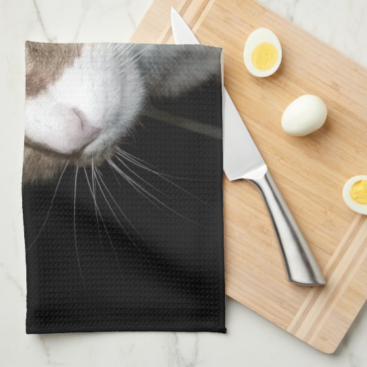 Was denkt er? geschirrtuch (Viertel Falte)