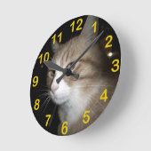 Was denkt er? runde wanduhr (Winkel)