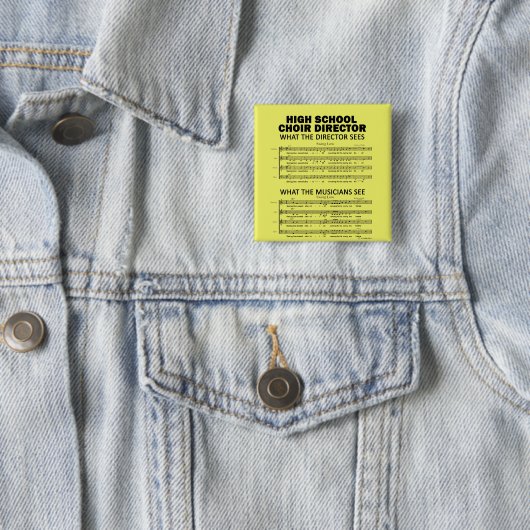 Was der Chor der High School sieht Button (Beispiel)