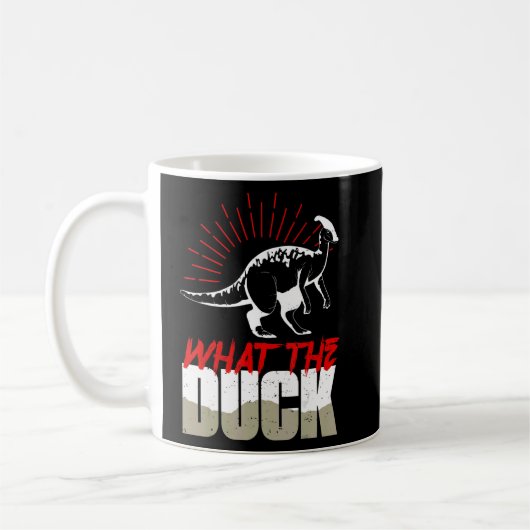 Was der Duck Parasaurolophus Kaffeetasse (Links)