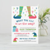 Was der Elf auf dem Weg der Geschlechteroffenbarun Einladung (Stehend Vorderseite)