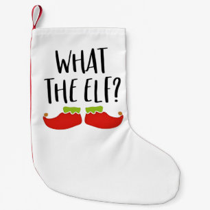 Was der Elf Funny Christmas Elf Weihnachtsmann Kleiner Weihnachtsstrumpf