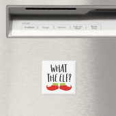 Was der Elf Funny Christmas Elf Weihnachtsmann Magnet (In Situ (Geschirrspüler))