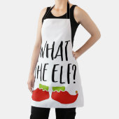 Was der Elf Funny Christmas Elf Weihnachtsmann Schürze (InSitu)