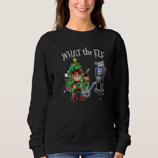 Was der Elf  Weihnachten Teures Gas Sweatshirt (Vorderseite)