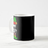 Was der Elf zu Weihnachten passt Kaffeetasse (Vorderseite Links)