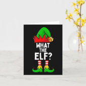 Was der Elf zu Weihnachten passt Karte (Gelbe Blume)