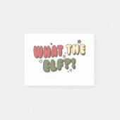 Was der ELF zu Weihnachten zurückzieht Post-it Klebezettel (Vorderseite)